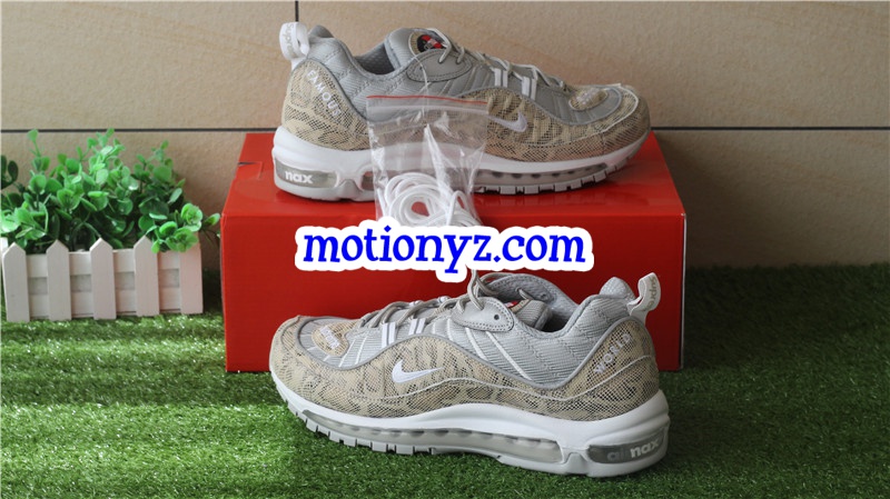 Nike Air Max 98 Supreme Snakeskin Pattern Yellow